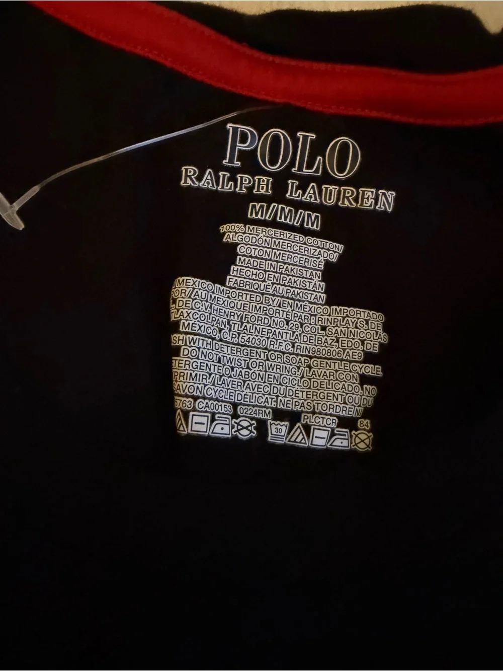 Polo Ralph Lauren Mercerized Cotton Sleep Shirt Size M Black NWOT